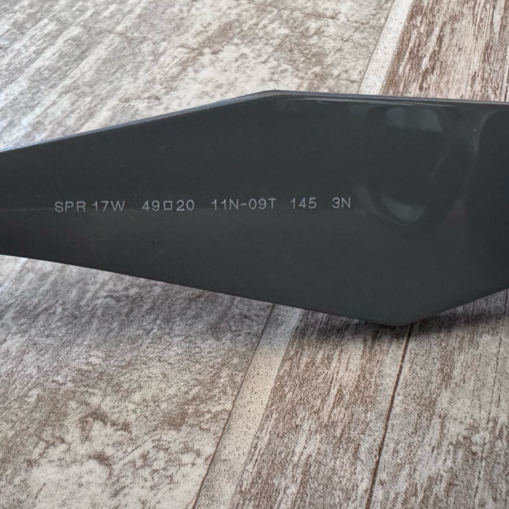 Prada Black and Gray Geometric Sunglasses - Picture 8 of 10